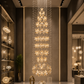 HDC Luxury Double Height Crystal Chandelier for Staircase & Lobby