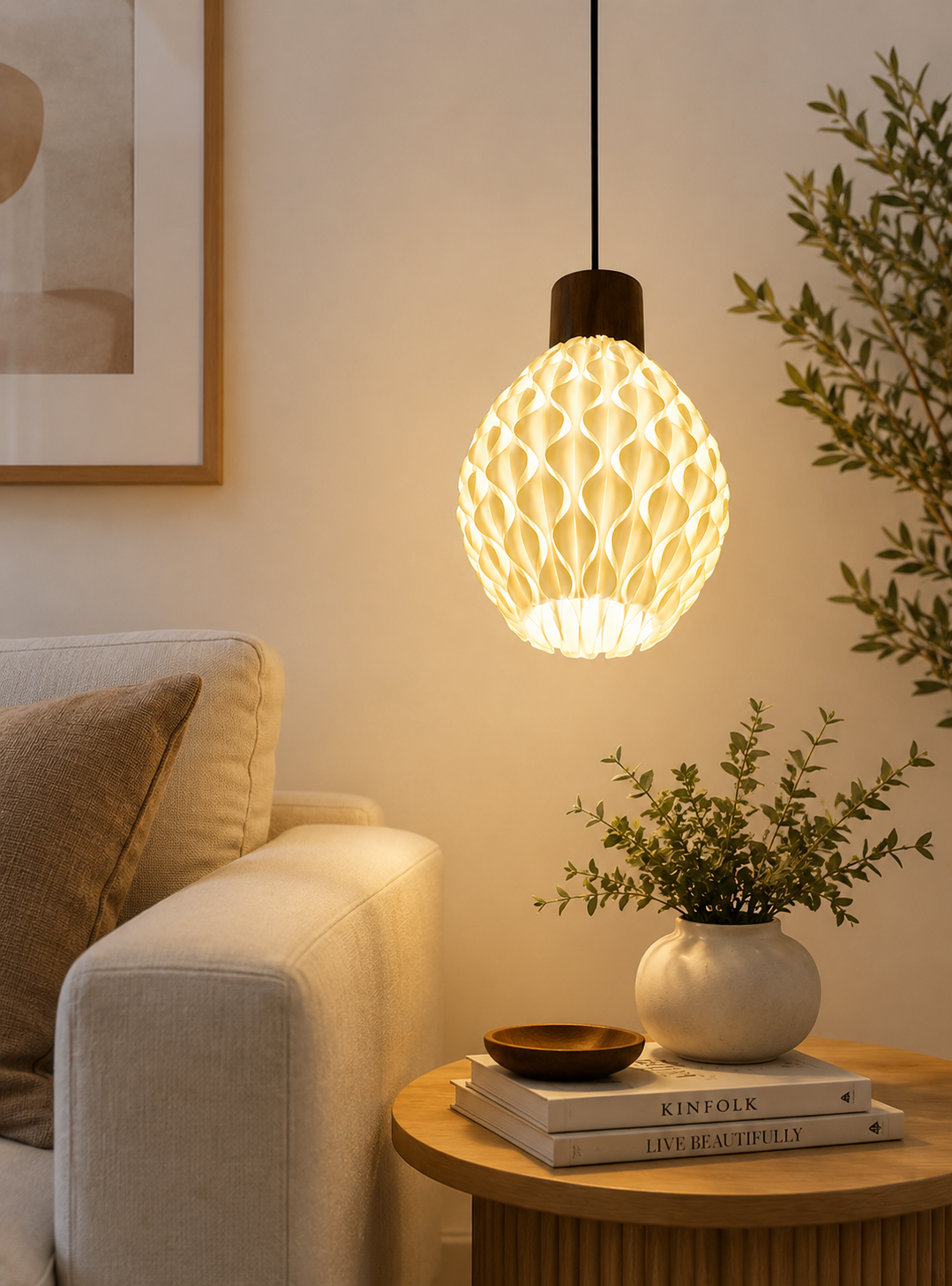 HDC Modern Decorative Pendant Light for Living Room & Bedside