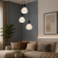 HDC Modern Triple Hanging Pendant Light for Living Room, Dining & Staircase Décor