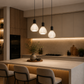 HDC Modern Triple Hanging Pendant Light for Living Room, Dining & Staircase Décor