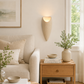 HDC Modern Up Down Ceramic Wall Light for Living Room, Bedroom & Hallway