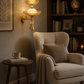 HDC Luxury Gold Crystal Dual Layer Wall Light for Bedroom, Living Room