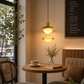 HDC Luxury Amber Crystal Glass Pendant Light for Dining, Bedside & Living Room