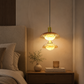 HDC Luxury Amber Crystal Glass Pendant Light for Dining, Bedside & Living Room