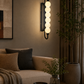 HDC Black & White Modern Linear Bubble LED Wall Light