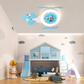 HDC Kids Helicopter Ceiling Light for Bedroom & Playroom