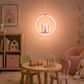 HDC Kids Princess Castle Pendant Light for Bedroom & Study Room