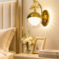 HDC Modern Gold Acrylic LED Wall Light for Bedroom, Living Room & Bedside