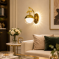 HDC Modern Gold Acrylic LED Wall Light for Bedroom, Living Room & Bedside