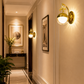HDC Modern Gold Acrylic LED Wall Light for Bedroom, Living Room & Bedside