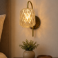 Ojaro Modern Crystal Glass Wall Light for Bedroom, Living Room & Hallway