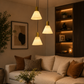 HDC Modern Marble Cone Cluster Pendant Light for Living Room, Dining Area & Staircase