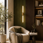 HDC Modern Gold LED Hanging Pendant Light for Living Room, Bedside & Lobby