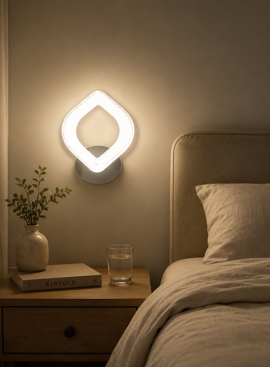 Ojaro Modern 3C LED Wall Light for Bedroom, Living Room & Study Room