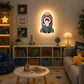 HDC Astronaut Rocket Kids Wall Light for Bedroom, Living Room
