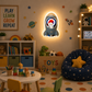 HDC Astronaut Rocket Kids Wall Light for Bedroom, Living Room
