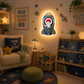 HDC Astronaut Rocket Kids Wall Light for Bedroom, Living Room