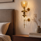 HDC Luxury Antique Gold Decorative Wall Light for Bedroom, Living Room