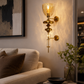 HDC Luxury Antique Gold Decorative Wall Light for Bedroom, Living Room