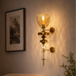 HDC Luxury Antique Gold Decorative Wall Light for Bedroom, Living Room