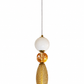 HDC Modern Decorative Amber & White Glass Pendant Light