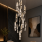 HDC 21 Lights Luxury Drop Double Height Chandelier Light for Staircase, Living Room