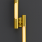 Hdc Modern Dual Gold Twin LED Tube Wall Lamp- Warmwhite