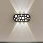 HDC Modern Black Dual Beam Artistic Bubble Design LED Outdoor Wall Light