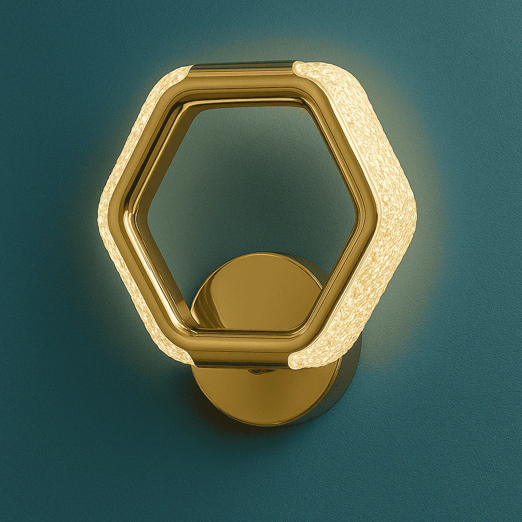 Ojaro Modern LED Acrylic Wall Light for Bedroom, Living Room & Hallway