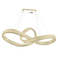 Hdc Luxury Infinity Loop Crystal Chandelier For Living Room