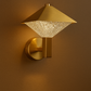 HDC 6W Decorative Crystal Golden Frost Prism LED Wall Light
