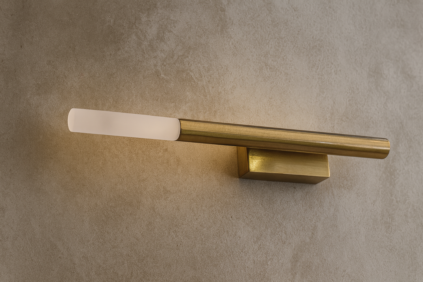 HDC 3W Slim Modern Gold Linear LED Wall Lamp