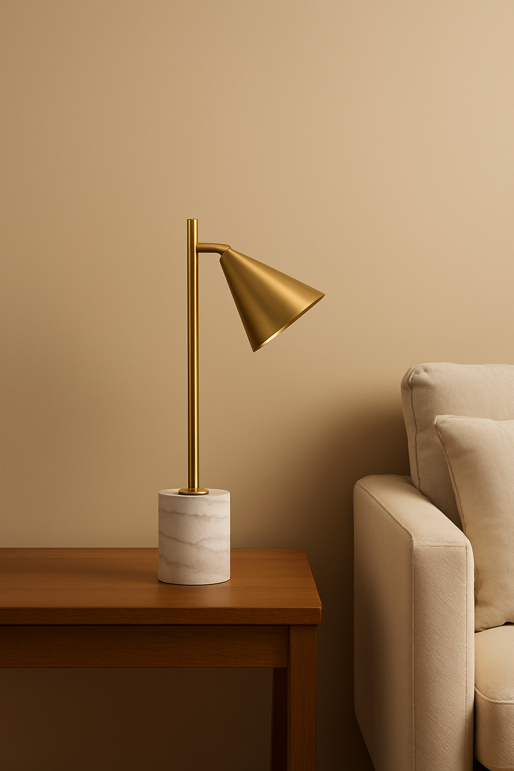 Hdc Nordic style bedroom living room study desk bedside GOLD Table lamp