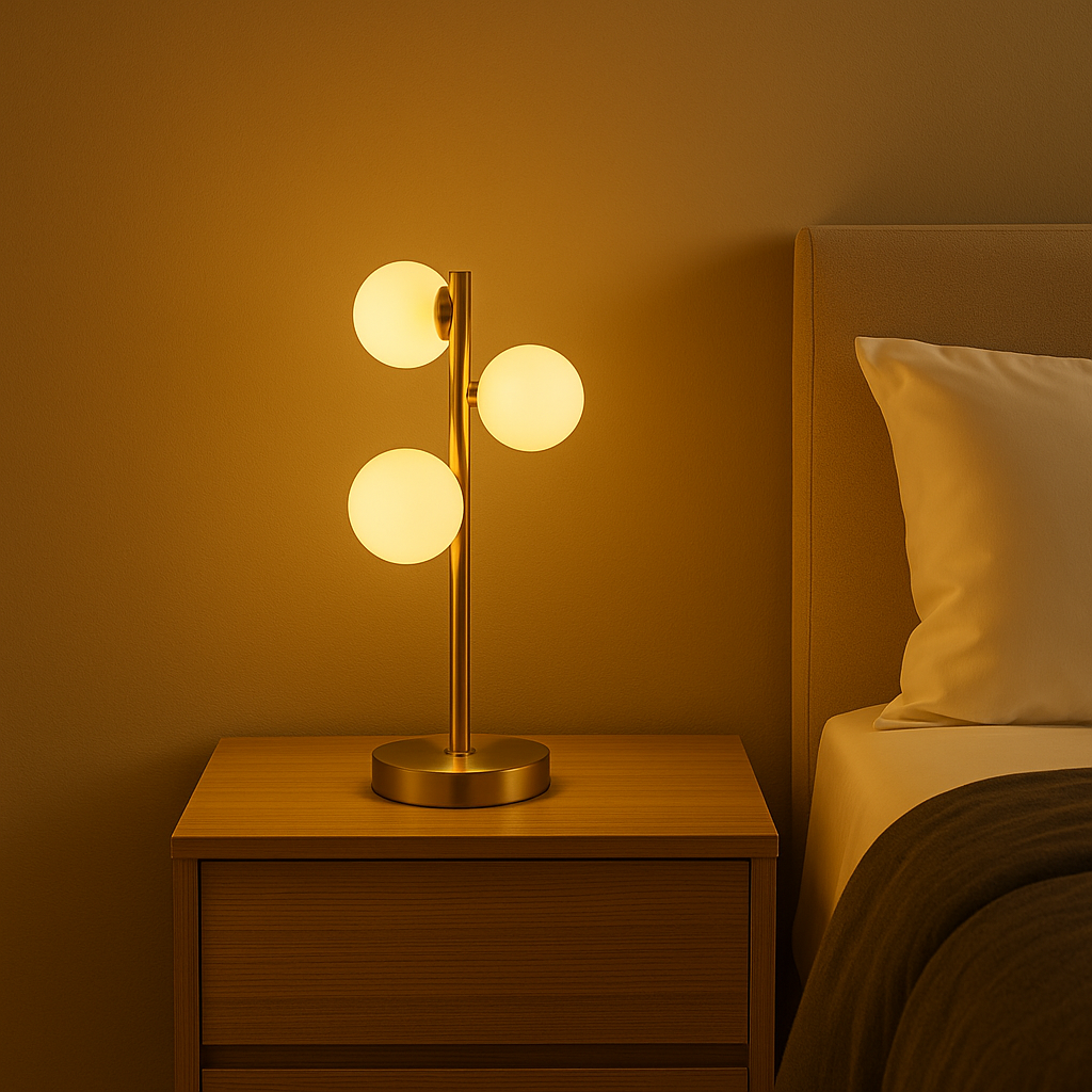 Hdc Postmodern all-copper table lamp living room study bedroom bedside counter lamp