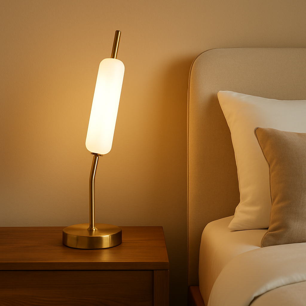 HDC Postmodern living room study bedroom LED micro candle table lamp