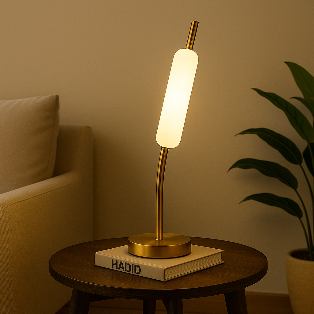 HDC Postmodern living room study bedroom LED micro candle table lamp