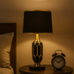 Hdc Ceramic Nightstand Lamp With High-quality fabric lampshade