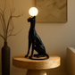 Hdc Black Leopard 54" Novelty Floor Lamp