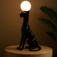 Hdc Black Leopard 54" Novelty Floor Lamp