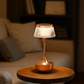 Hdc Mushroom Table Lamp Home Elegant Decorative Living Room Bedside Crystal Desk Lamp Hallway Lamp Living Room Cofe Bar for Bedroom - Rose Gold