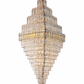 HDC 1800/2100/2600mm Premium Crystal Double Height Chandelier for Staircase & Lobby