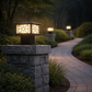 HDC Premium Frosted Glass Outdoor Pillar Gate Light