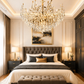 HDC 1200mm Luxury Gold Crystal Drop Chandelier for Double Height Ceiling & Grand Interiors