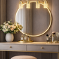 HDC Premium Dual Glow Floral Crystal Mirror Light for Vanity & Bathroom Spaces