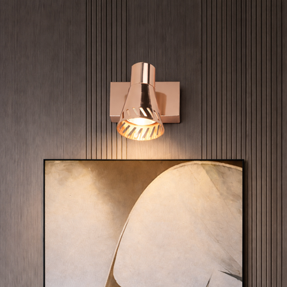 HDC 18/12/6 Watt Premium Rose Gold Finish Adjustable Mirror Light for Bathroom, Vanity