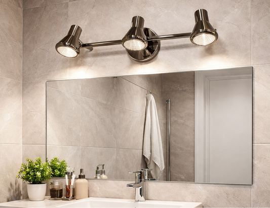 HDC 15 Watt Premium Triple Head LED Spotlight Mirror Light