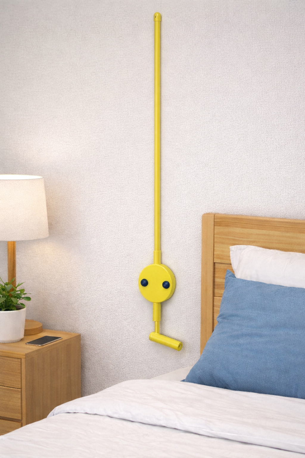 HDC Modern Black/Gold 15W Wall Spotlight with Long Arm Design for Bedroom