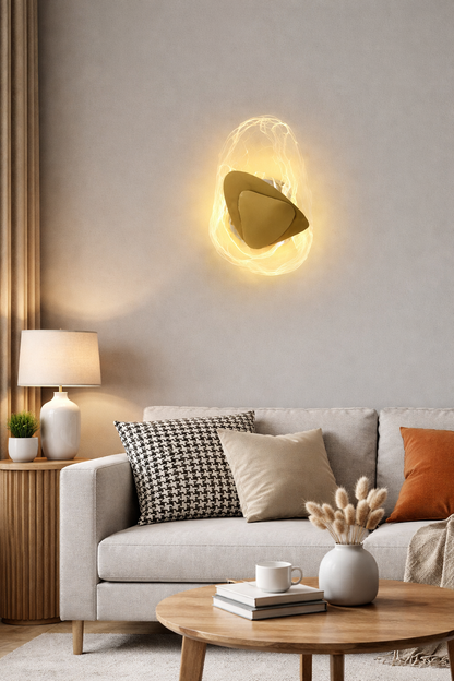 HDC Nordic Modern Creative Glass LED Wall Sconce For Living Room, Bedroom