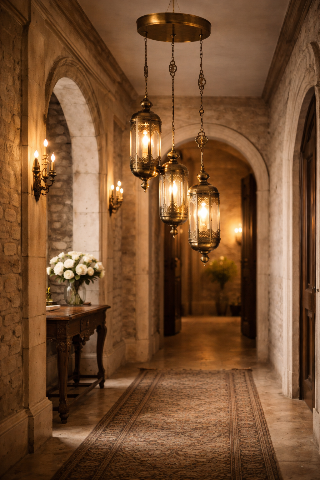 HDC Antique Design Beautiful Circular Light Fixture Ceiling Pendant Chandelier Set Of 3