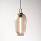 HDC Nordic handblown crater pattern Smoke Glass Pendant Hanging lamp